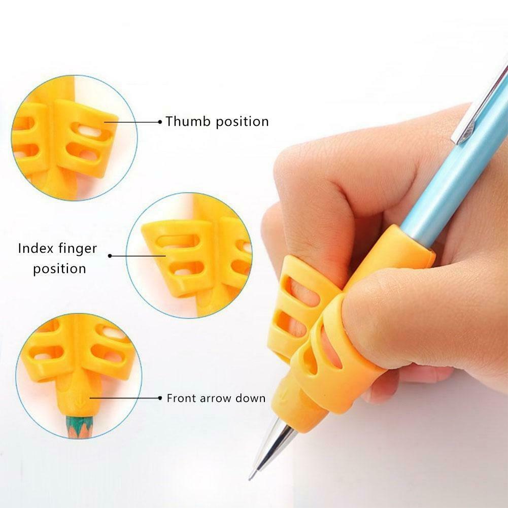 3pcs Kids Writing Pencil Holder Learning Pen Aid Grip Posture Correction Tool