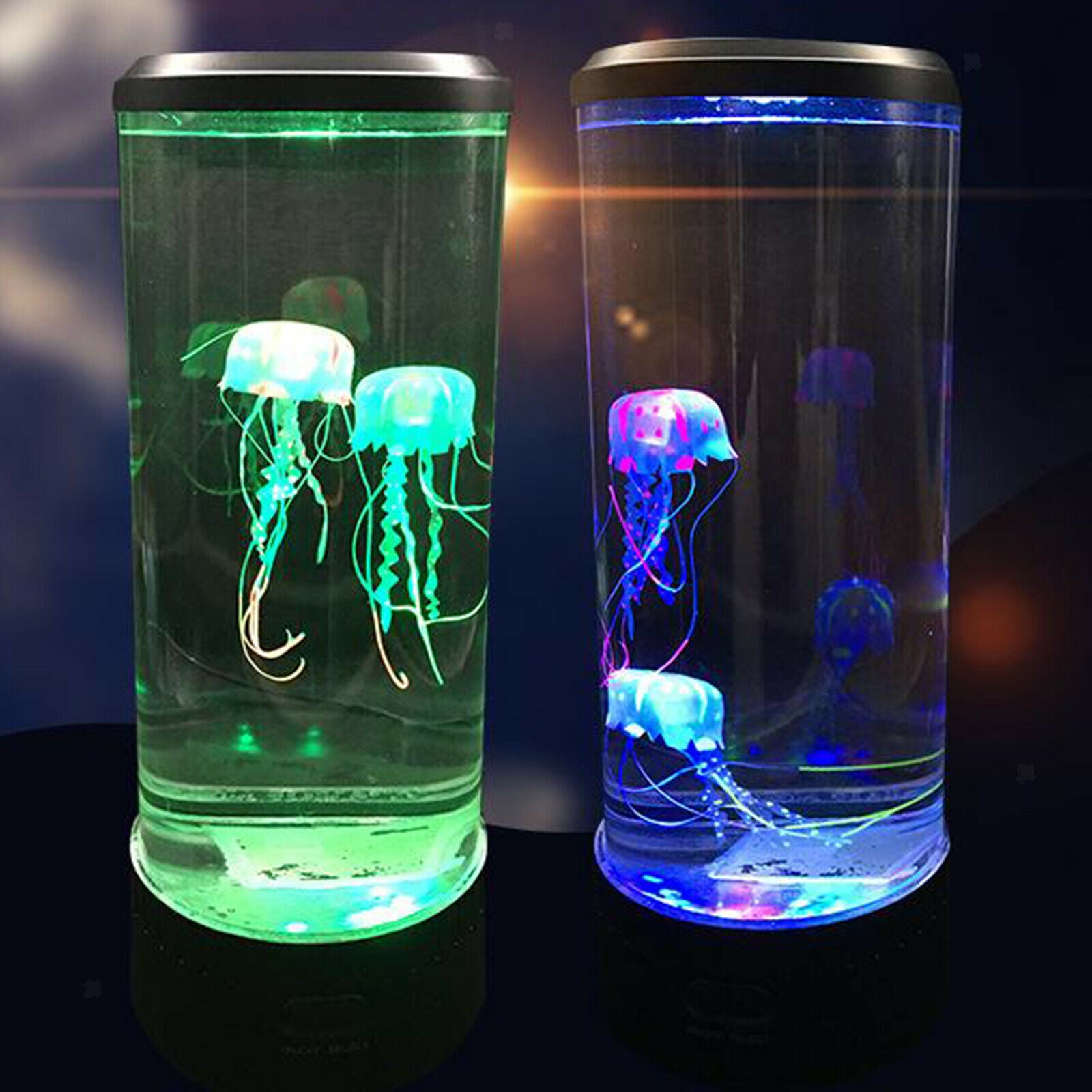 LED Jellyfish Lamp USB Jellyfish Lamp Electrical Aquarium Tank Mood Night Lights
