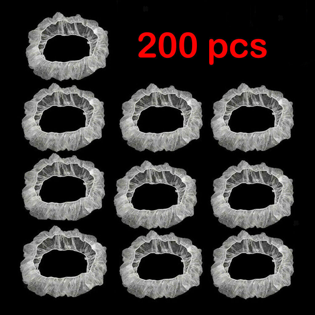 200Pcs Disposable Steering Wheel Covers Elastic Anti-dust Clear Cover for