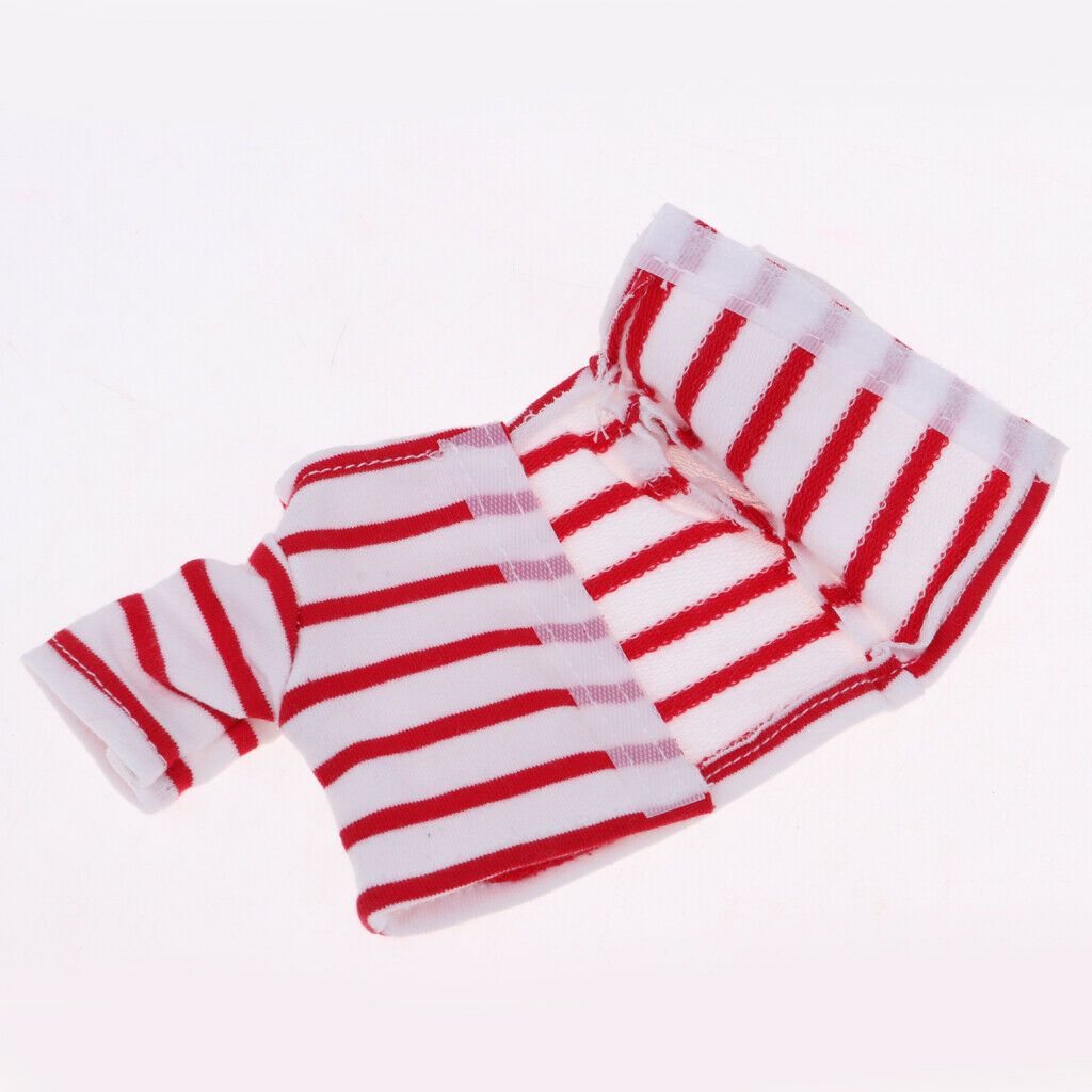 2 Set Cute Denim Suspender Skirt, Pants Suit Casual Clothes for 25cm Mellchan
