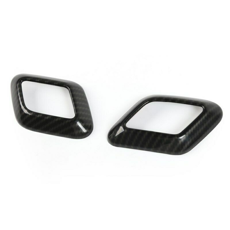 Carbon Fiber Gear Shift Knob Ring Trim Cover For Ford F150 2015+ AV CN