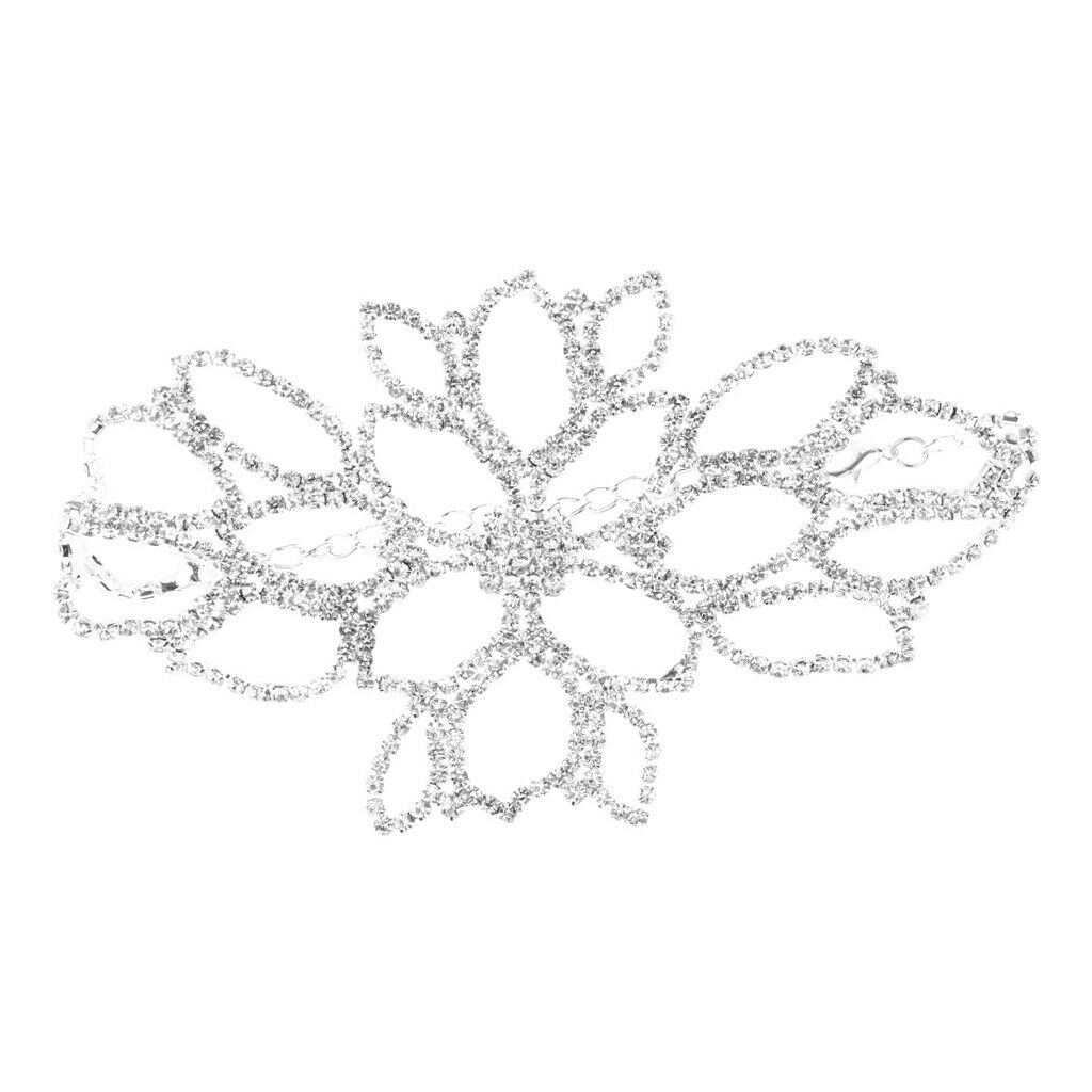 Lady Bridal Rhinestone Crystal Arm Armlet Bracelet Bangle Women Girl Patry