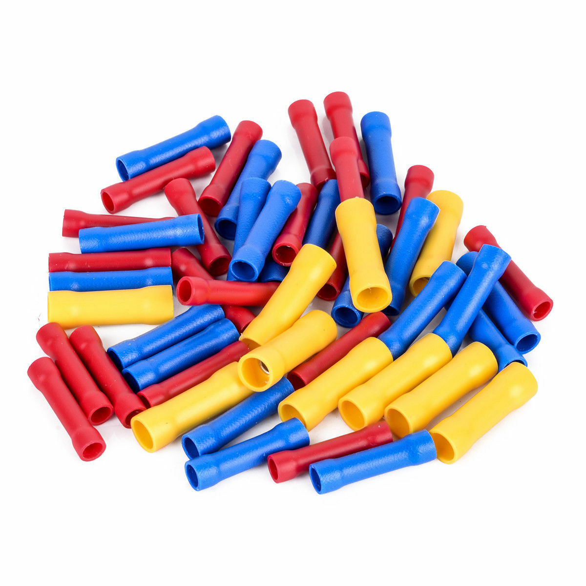 50pcs insulated connections electrical terminals crimp connectors0.5-6.0mm²