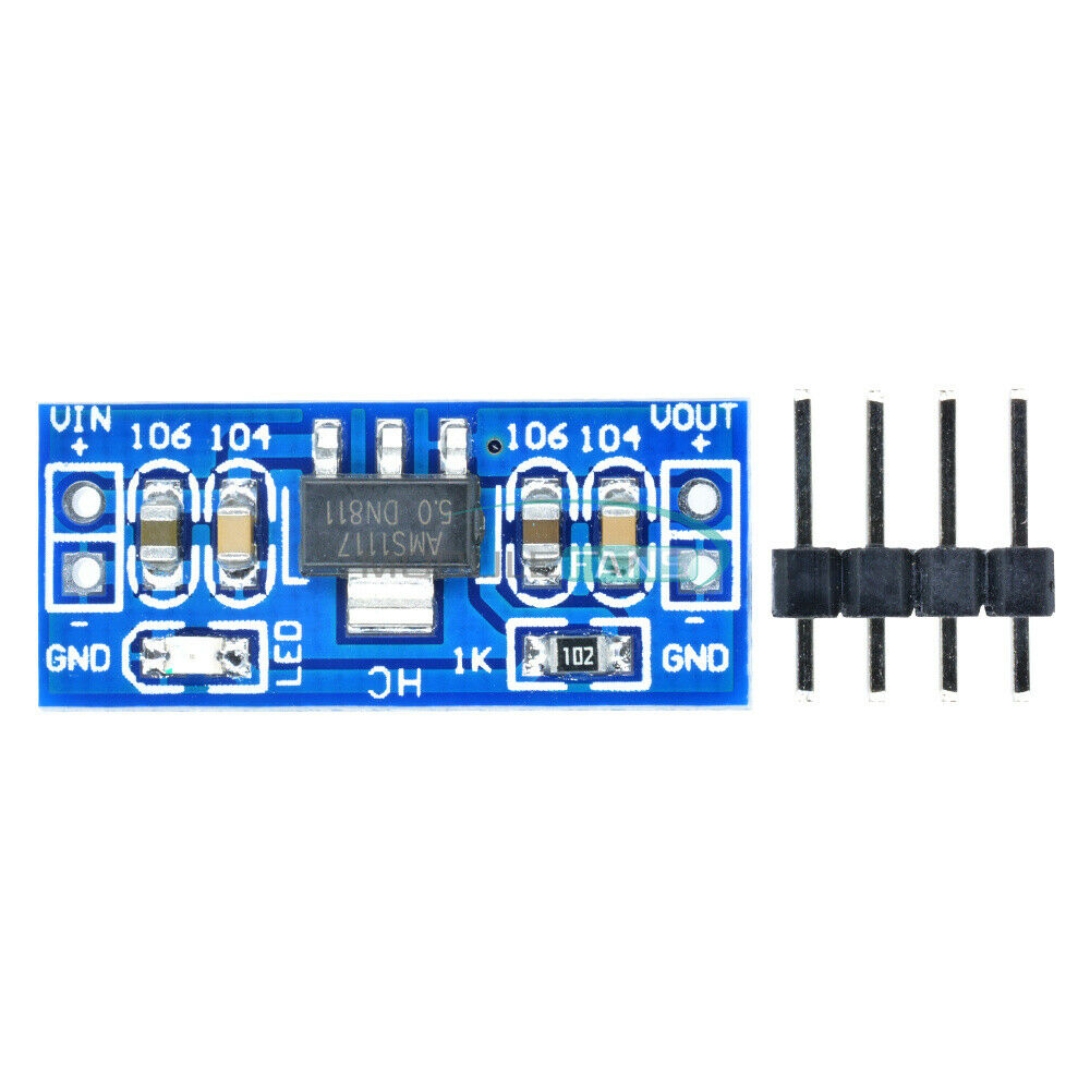 5PCS 6.0V-12V to 5V AMS1117-5.0V Power Supply Module AMS1117-5.0 Board AMS1117