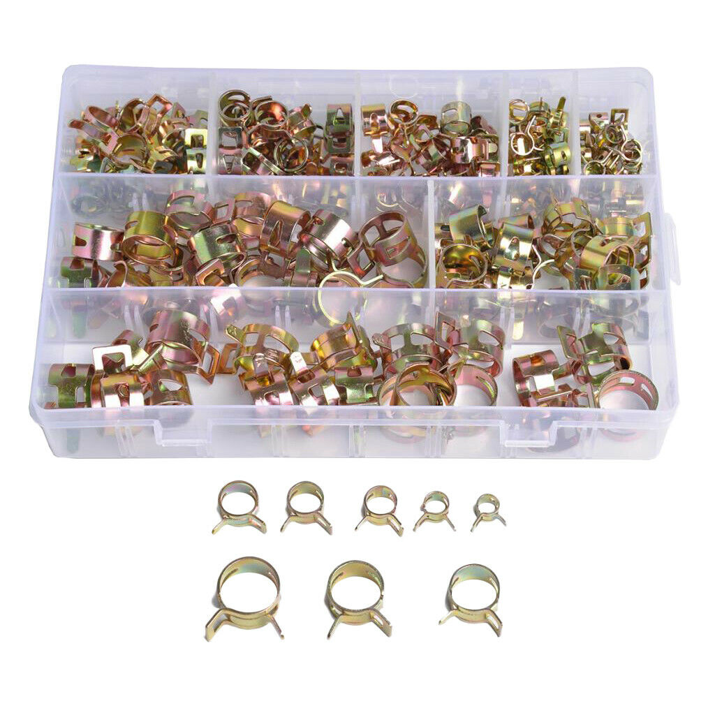 Spring   Clips   Vacuum   Fuel   Oil   Hose   Line   Clamps   Low   Pressure   6