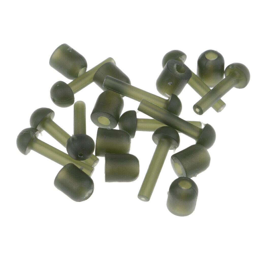 20pcs Carp Fishing Tackle Rubber Tubes   Terminal Tackle Accessories