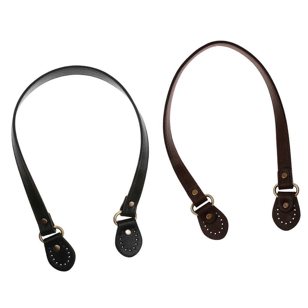2 lot DIY Faux Leather Tote Bag Strap 54cm Sewing Handbag Handle Repair