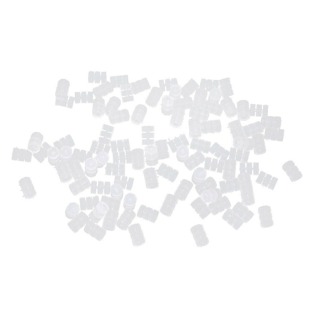 100pcs Bicycle Inner Cable Clear Rubber Donuts White O-Ring Bike Repair Lot