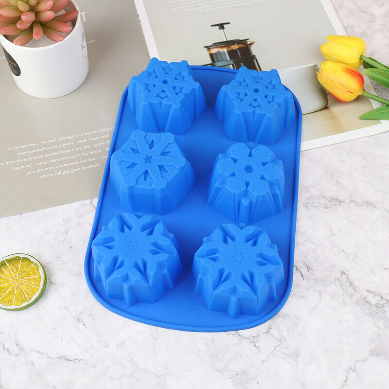 snowflake silicone mold christmas snowflake silicone soap mold cake mo.l8