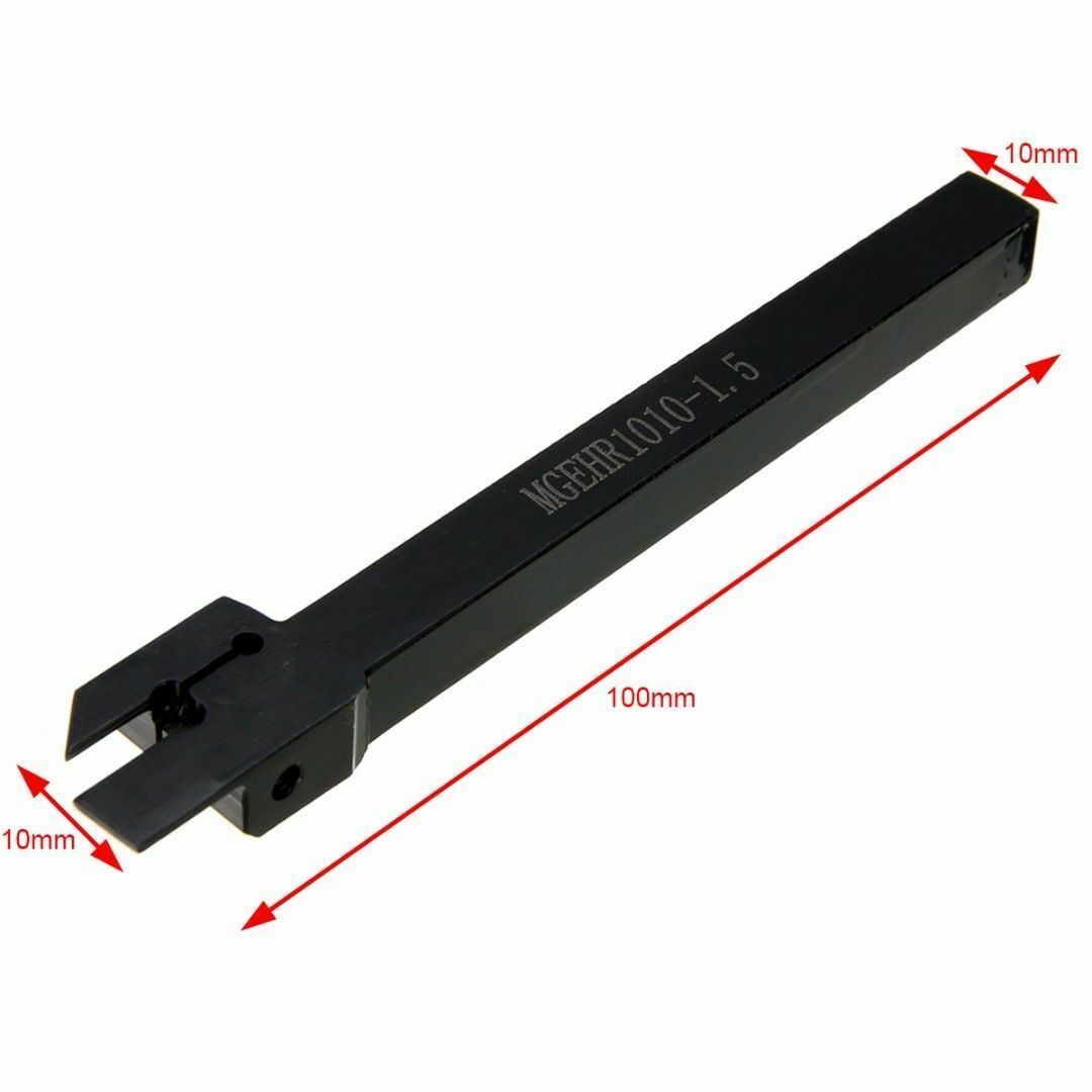 MGEHR1010-1.5 10 x100mm Grooving Tool Holder for MGMN150 1.5mm wide CNC inserts