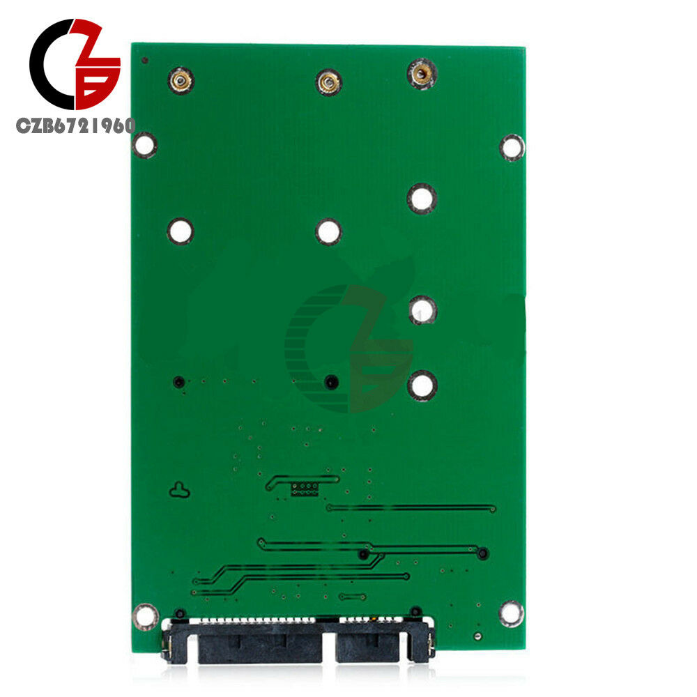 mSATA SSD to SATA M.2 B / B+M KEY NGFF & 2.5" III Board Adapter Converter Card