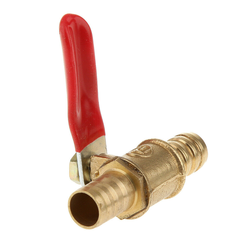 2pcs 1/4 "brass Ball Valve Stop Valve Stop Valve Tap Gas Air Liquid Faucet