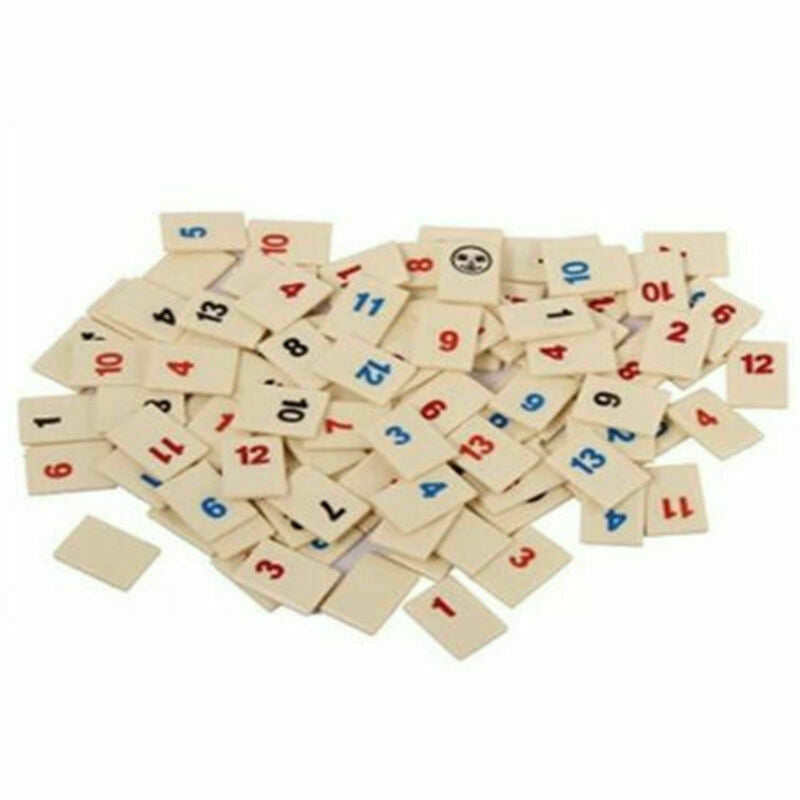 106 Tiles Portable Digital Board Game Israel Mahjong Rummikub Family Travel