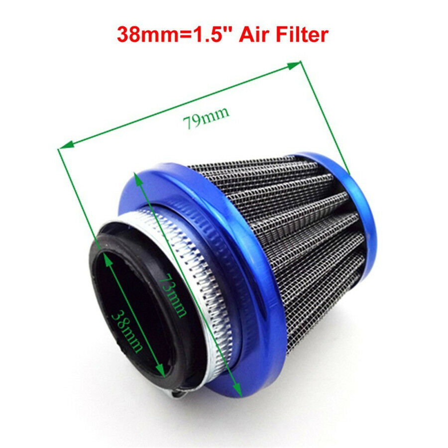 Set Motorcycle 26mm Carburetor + 38mm Air Filter Cleaner + Manifold Intake Pipe