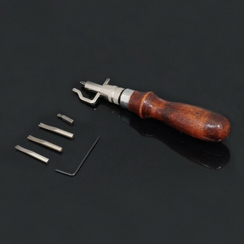 1pc 7 in 1 Replaceable Leather Edger Set Multifunction Stitching  Sewing TooBDA