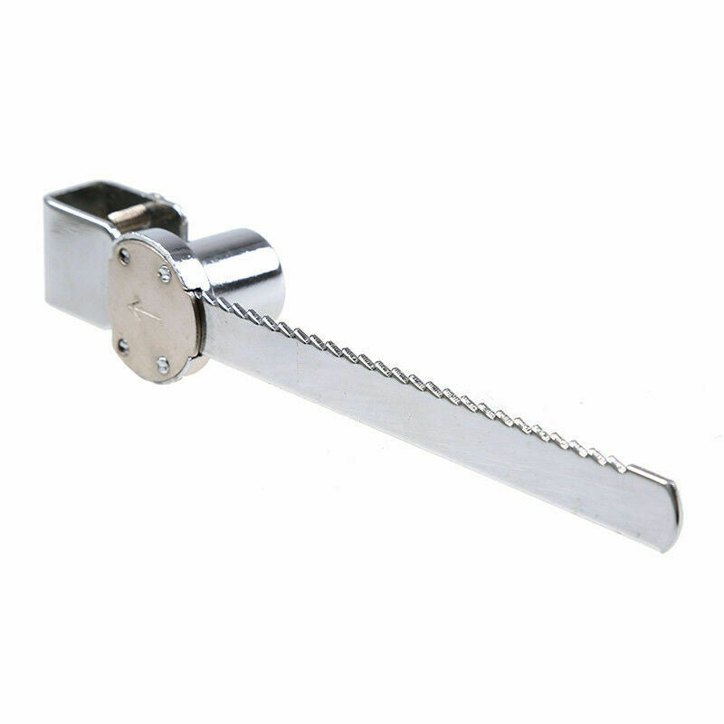 5.51" Glass Sliding Door Ratchet Lock Closet Zinc Alloy Lock Home Security