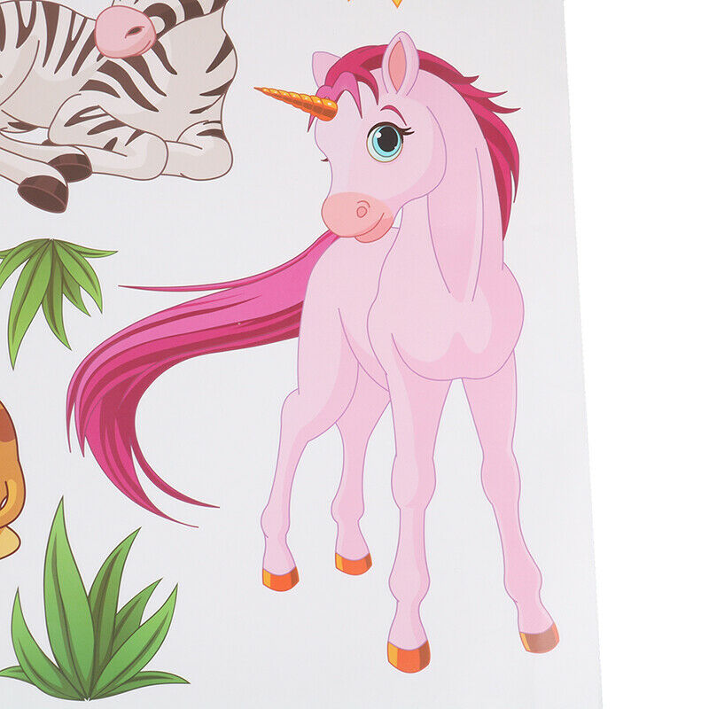 Animals Wall Stickers Kids Baby Rooms Elephant Giraffe Horse Wall Dec.l8