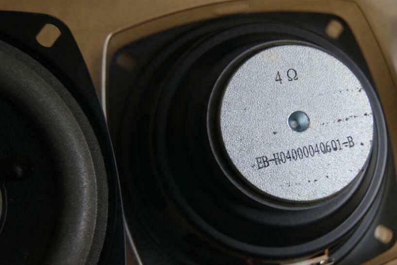2pcs 4"inch mid-woofer Speaker Foam edge Loudspeaker 4 ohms 20 watts