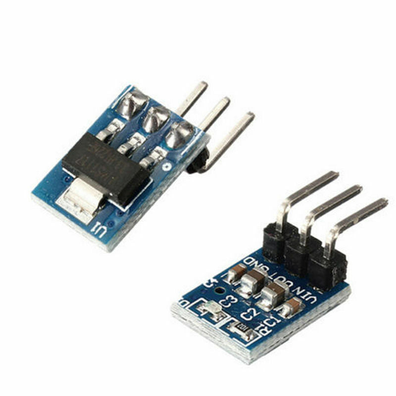 5PCS New 5V 3.3V DC-DC Step-Down Power Supply Buck Module AMS1117 LDO 800MA