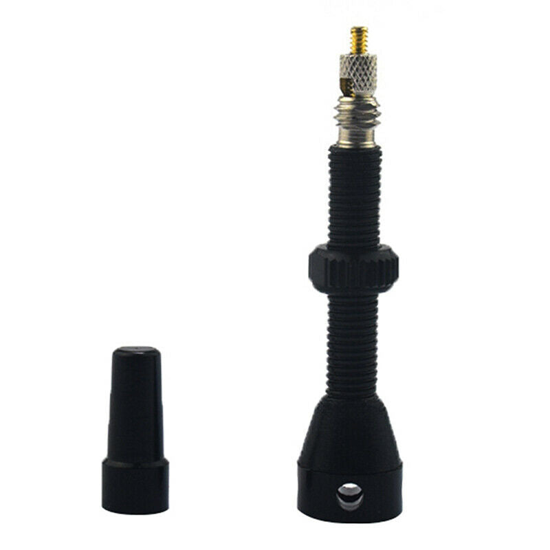 1 Pair 40mm Tubeless Air Valve for Road Bike Tubeless Valve Stem Bicy FG