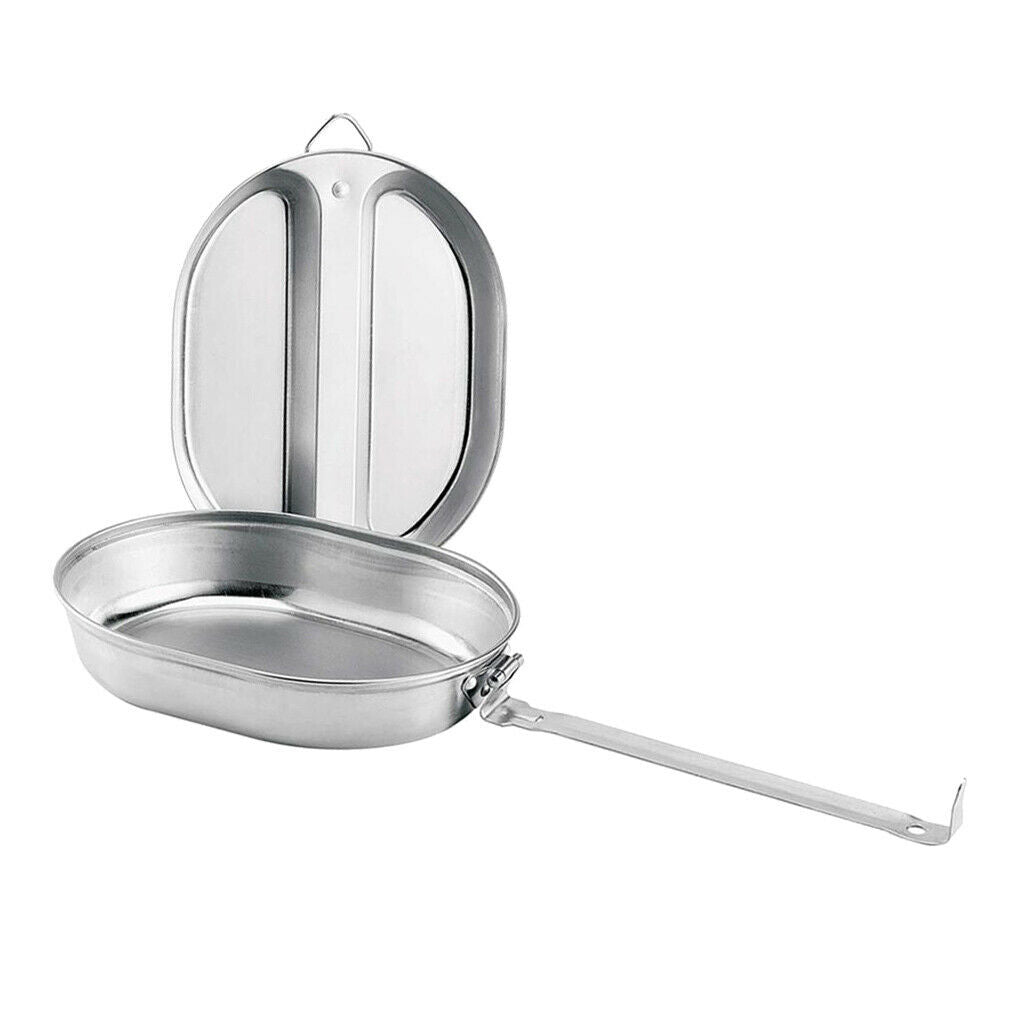 Lightweight Tableware Stainless Steel Lunch Box Storage Cooking for Hunting