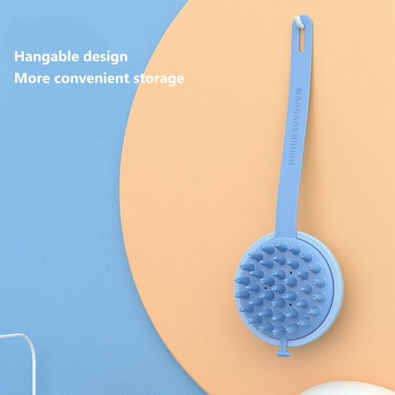 4 Pcs Head Body Scalp Massage Brush Detachable Hair Washing Comb Body ShowerG7P7