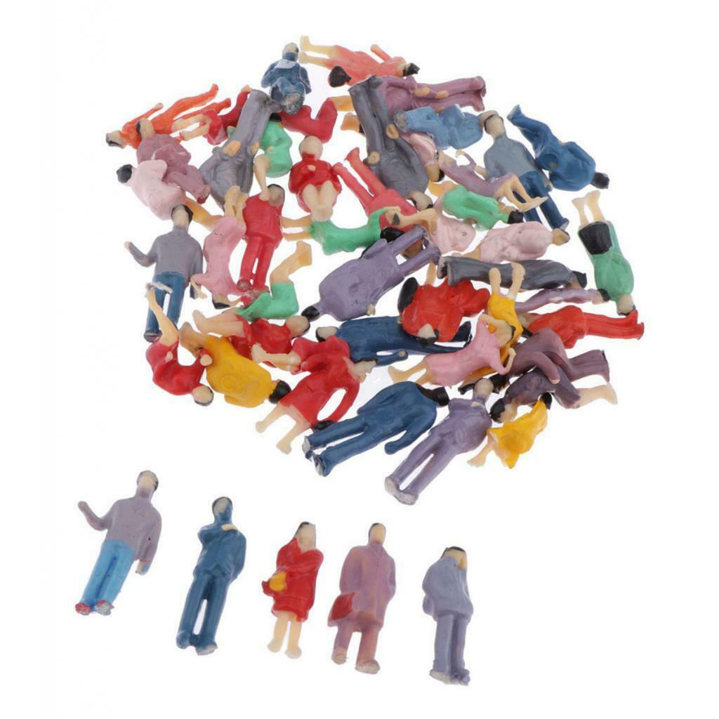 50pcs People Passengers Plastic Models for Landscape
