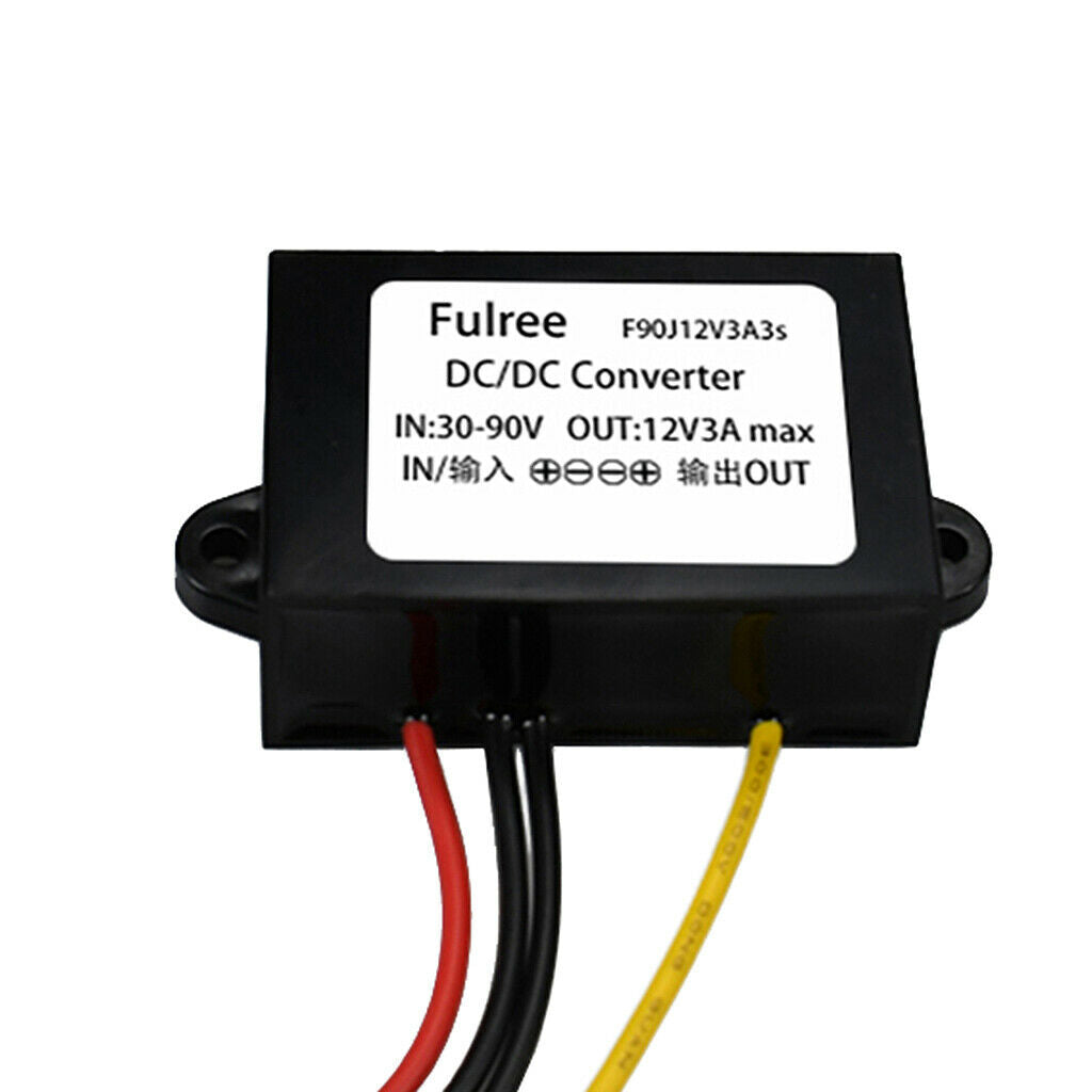 DC/DC Power Converter Regulator Module  Adapter 30-90V to 12V 3A