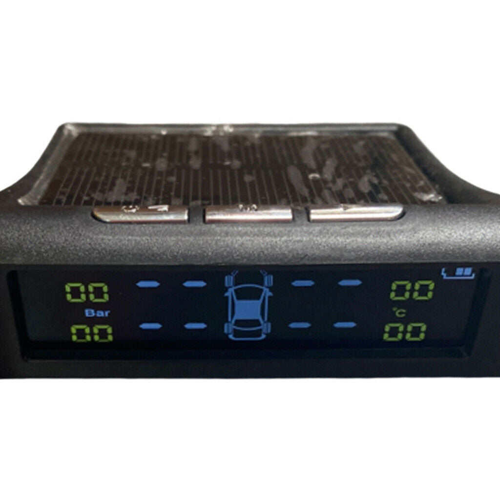 Battery Powered Tire Pressure Monitoring System w/ 4 External Sensor Kit