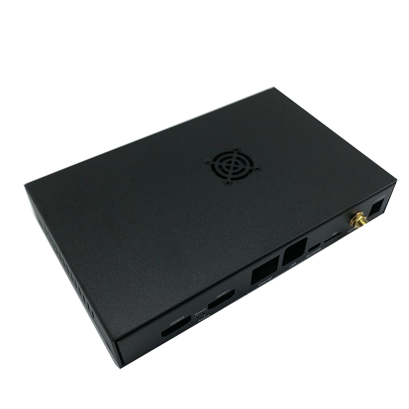 Matte Black Metal Case Box Shell for Raspberry Pi CM4 CM4 IO Accessory