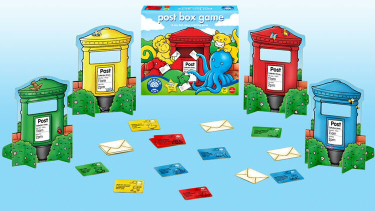 Orchard Toys 037 Post Box Game Kids Childrens Toddler Fun Learning Game 2 Yrs +