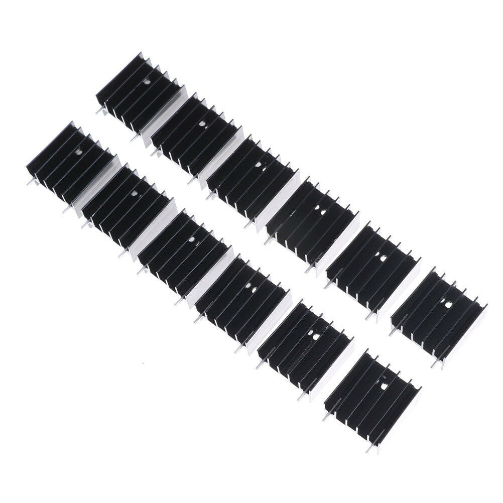 12 PCS Aluminum Heat Sink for TO220 L298N gtJC.l8