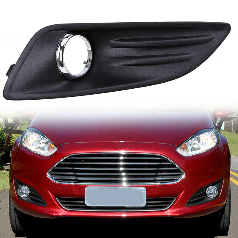 For Ford Fiesta Van 2012-16 Driver Left Side Bumper Fog Light Lamp Cover Grille