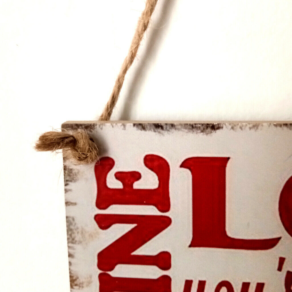 Romantic Be Mine Love Kiss Valentines Day Home Decor Wall Door Hanging Sign