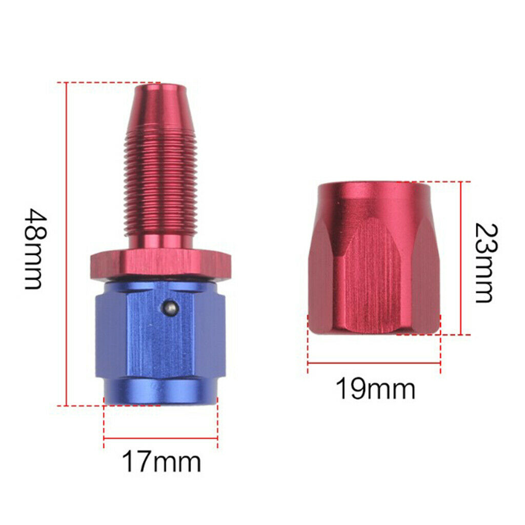 Universal Reusable AN 6  Red 0 Degree