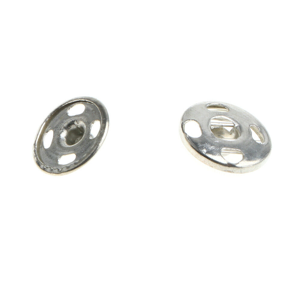 50 pairs of sew on metal snap fastener snap fasteners DIY sewing craft 10mm