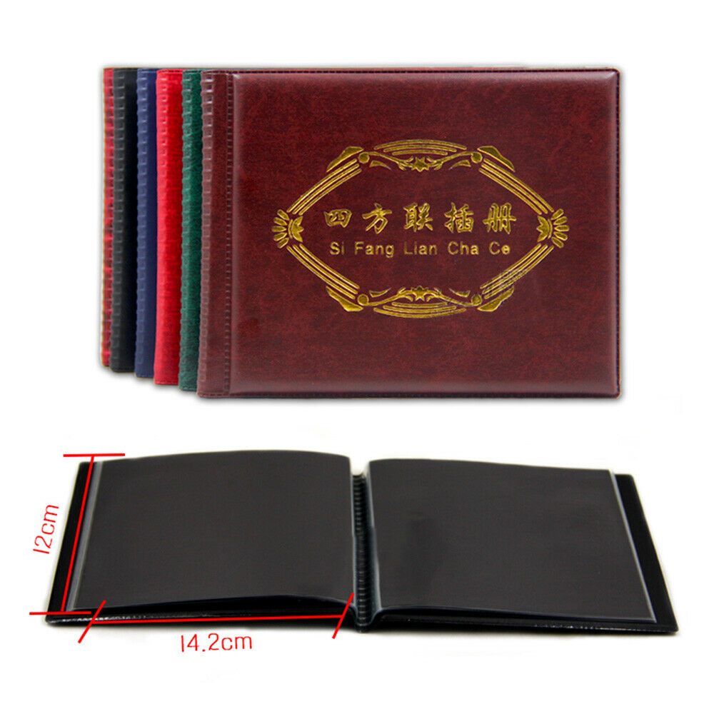 20 Page Double Sided Stamps Collection Album 40 Pieces Stamp Storage Case Holder