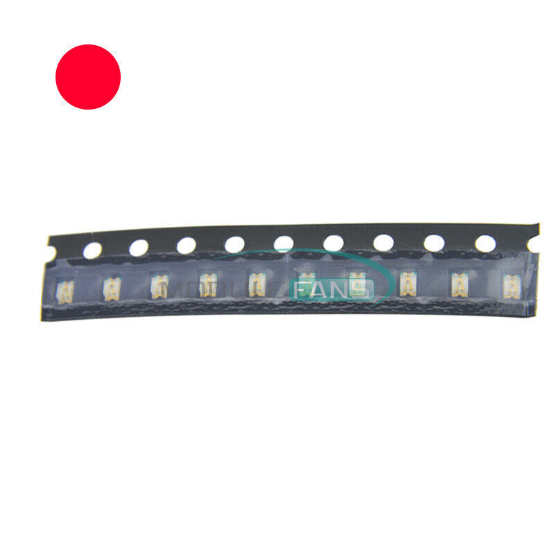 100PCS Super Bright RED Color 0805 SMD SMT LED 1.8-2.2V.