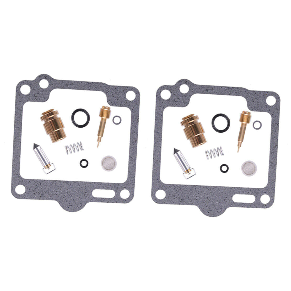 2Set Motor Carburetor Rebuild Kit Float Bowl Gasket Fit for Yamaha XV1100