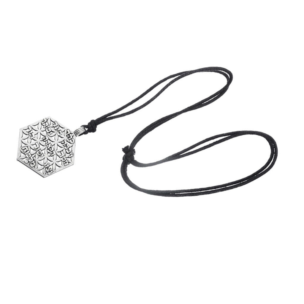 Pendant Chain Necklace Engraved Flower Knotted Adjustable Chain Jewelry