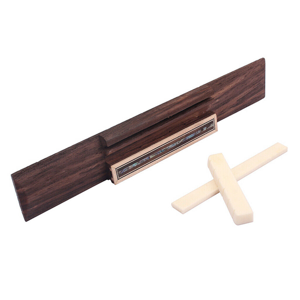 6 String Guitar Bridge with Bone Nut for Classical