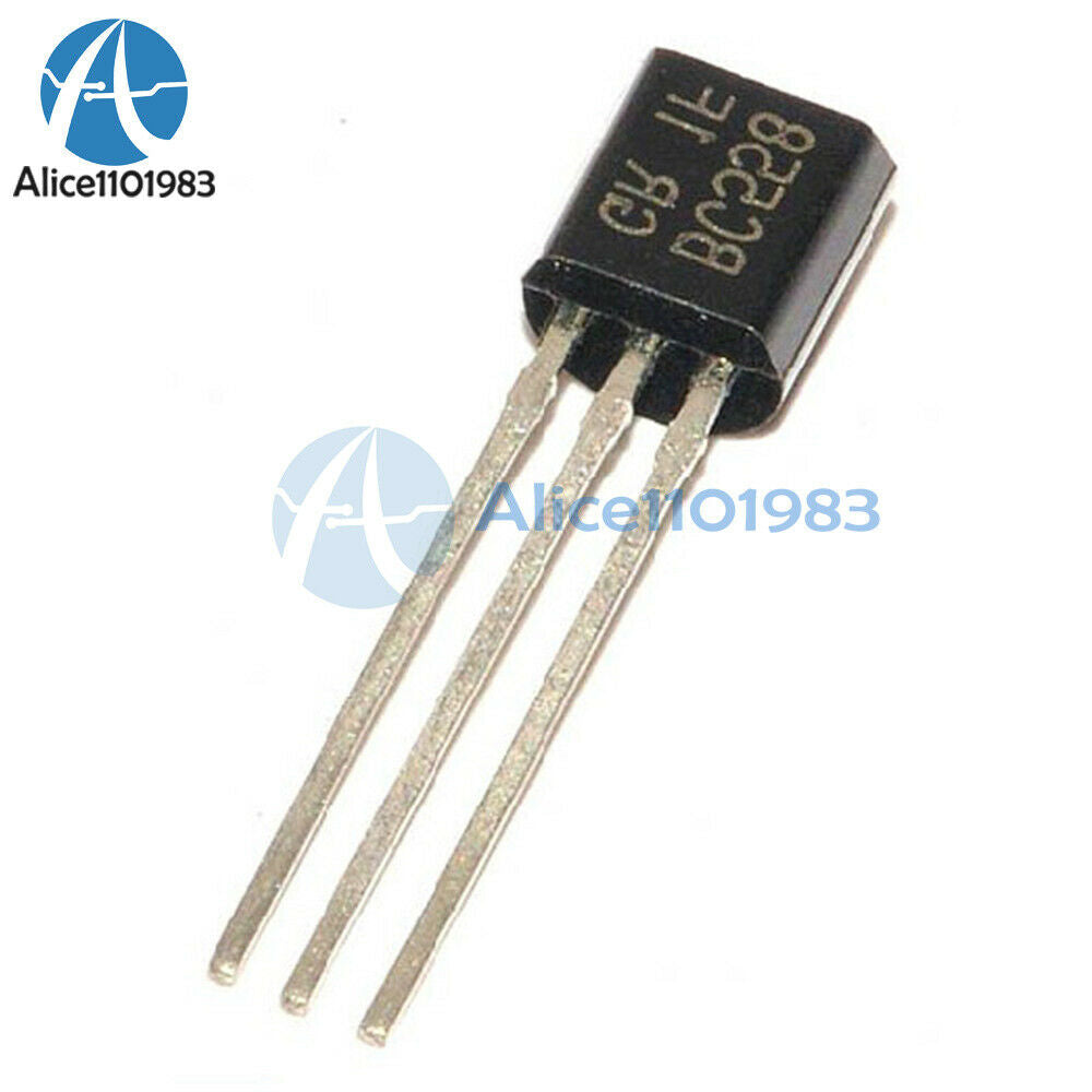 100PCS BC558 BC558B TO-92 PNP 30V 0.1A Transistor NEW