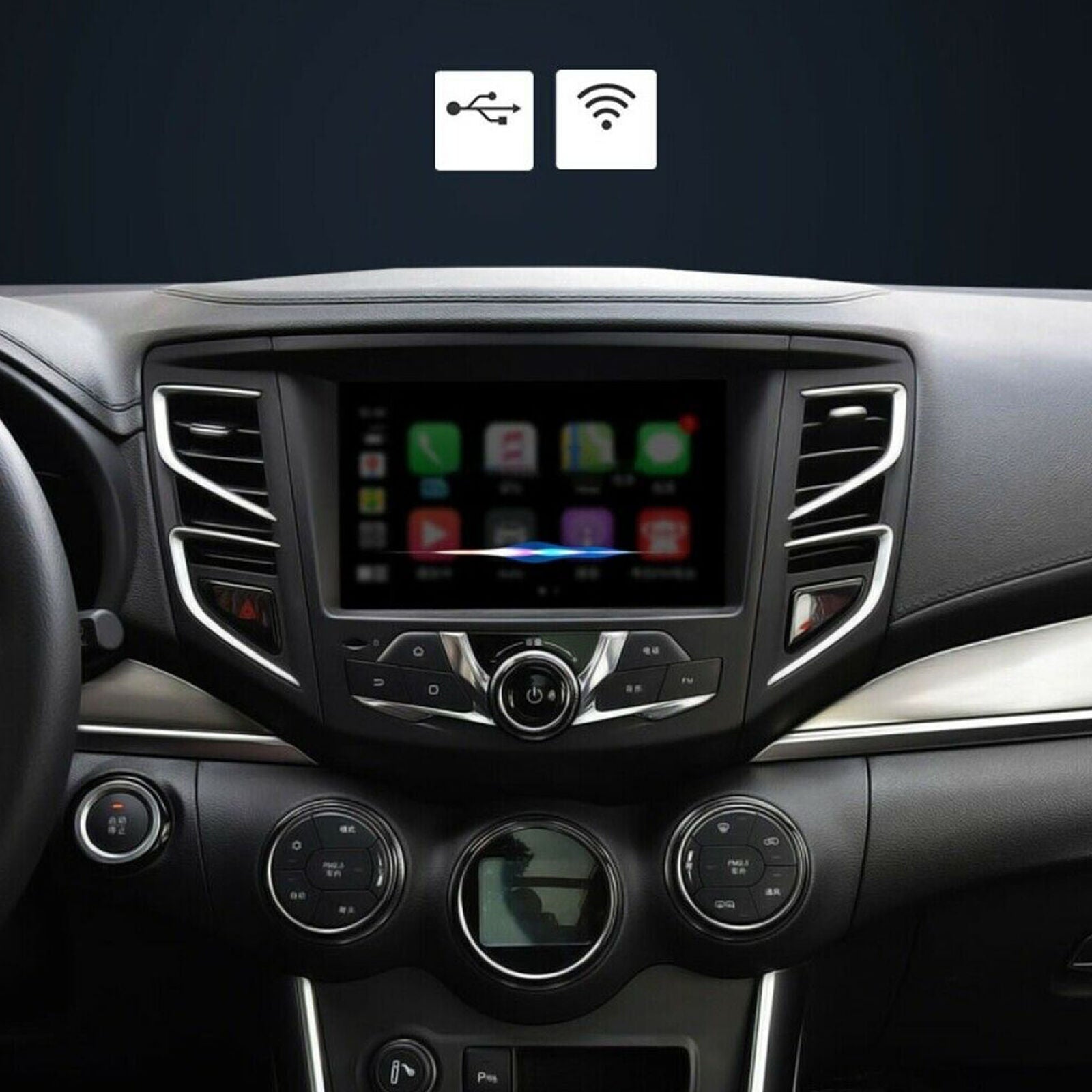USB IOS CarPlay Dongle Adapter For Android Car Auto Navigation Player