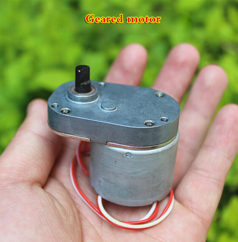 1pcs DC 5V-12V seven-shaped DC gear motor All metal gear reducer motor