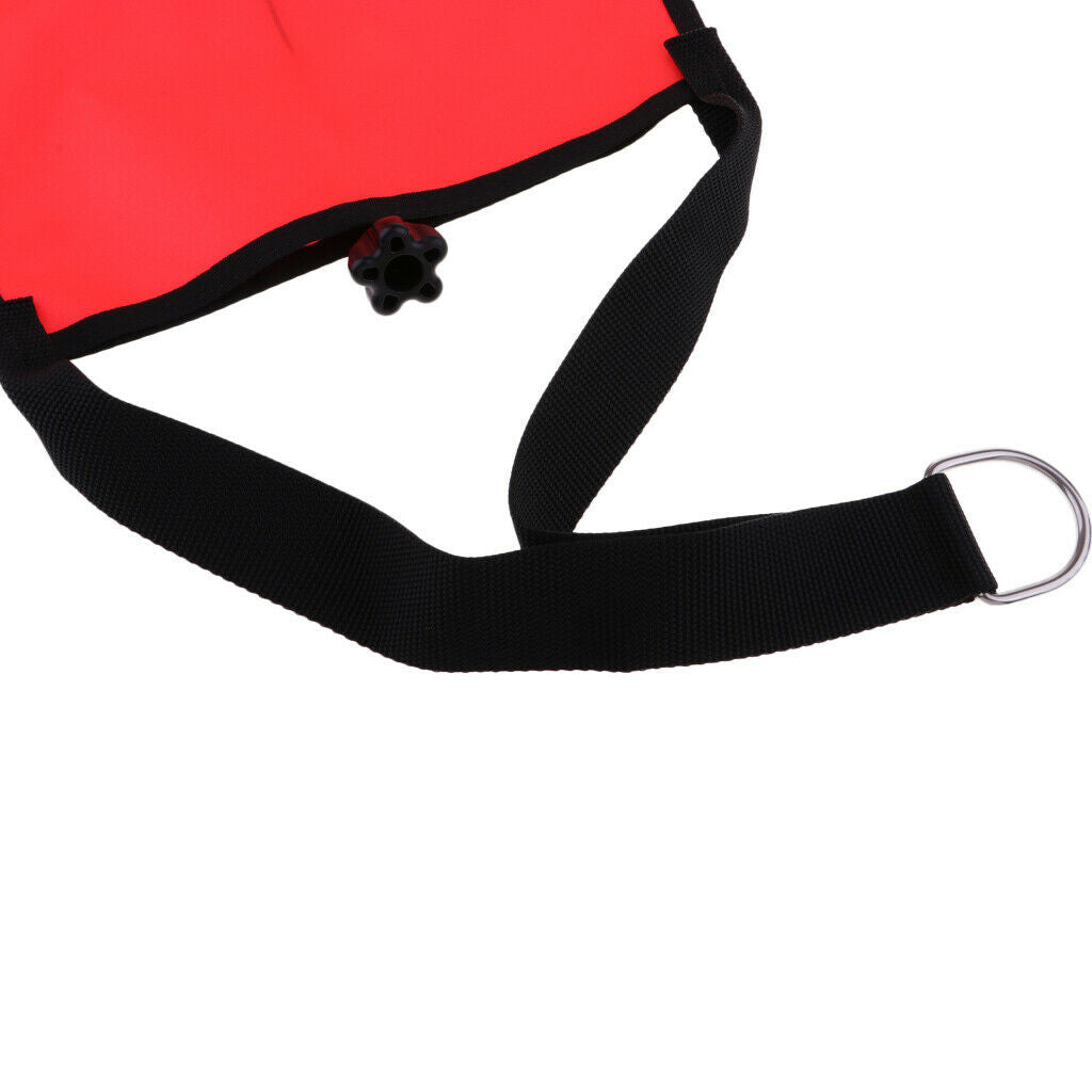 Trident Lift Bag with Dump Valve Gear Underwater Scuba Diving Work 50lbs Red