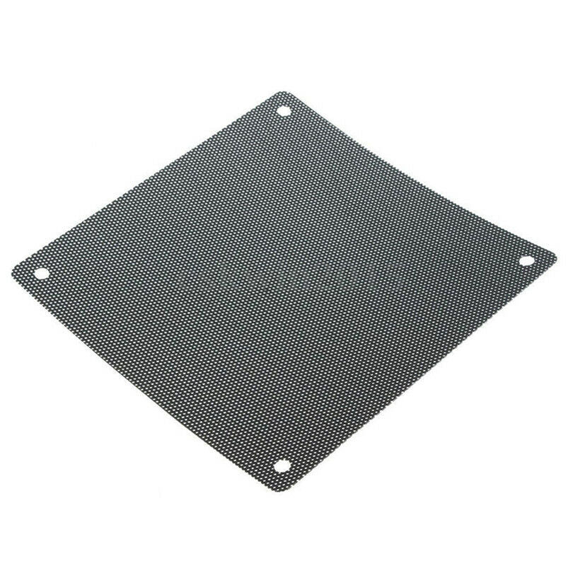 5PCS 120mm Cuttable Black PVC PC Fan Dust Filter Dustproof Case Computer .l8