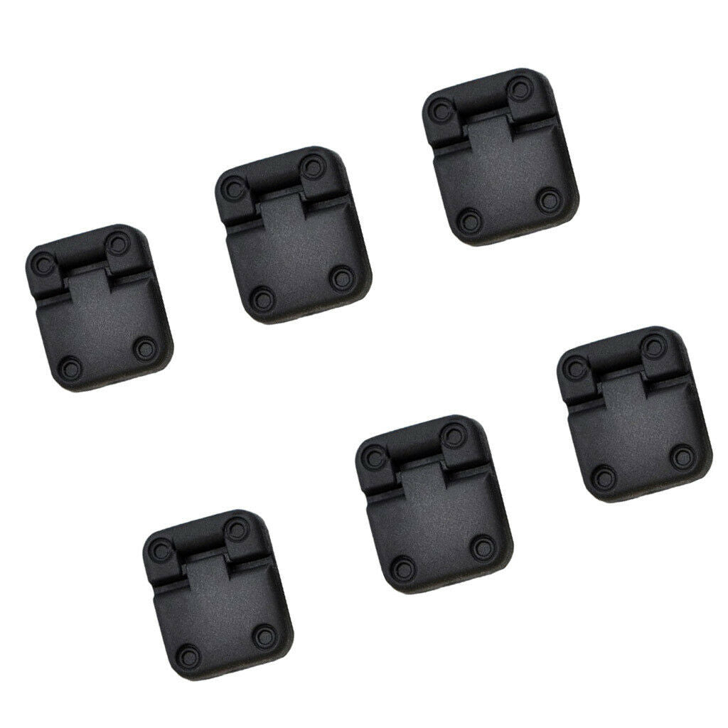 1/10 RC Rock Crawlers Door Hinges 6x Black for  4 TRX4 Accessories