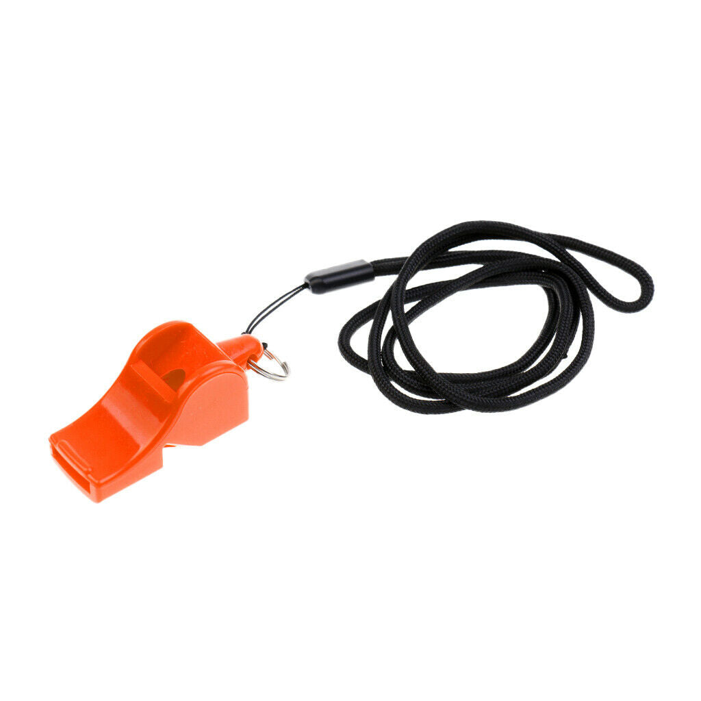 2pcs Loud  Whistle With Lanyard