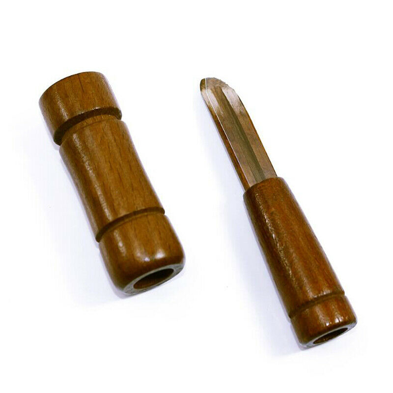 Wooden Duck Hunt Call Whistle Outdoor Hunting Goose Decoy Whistle Hunter ToolI7