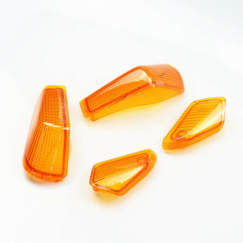 Motorcycle Front Rear Turn Signal Amber Lens Housing Cover For Racing EX ZZR 250